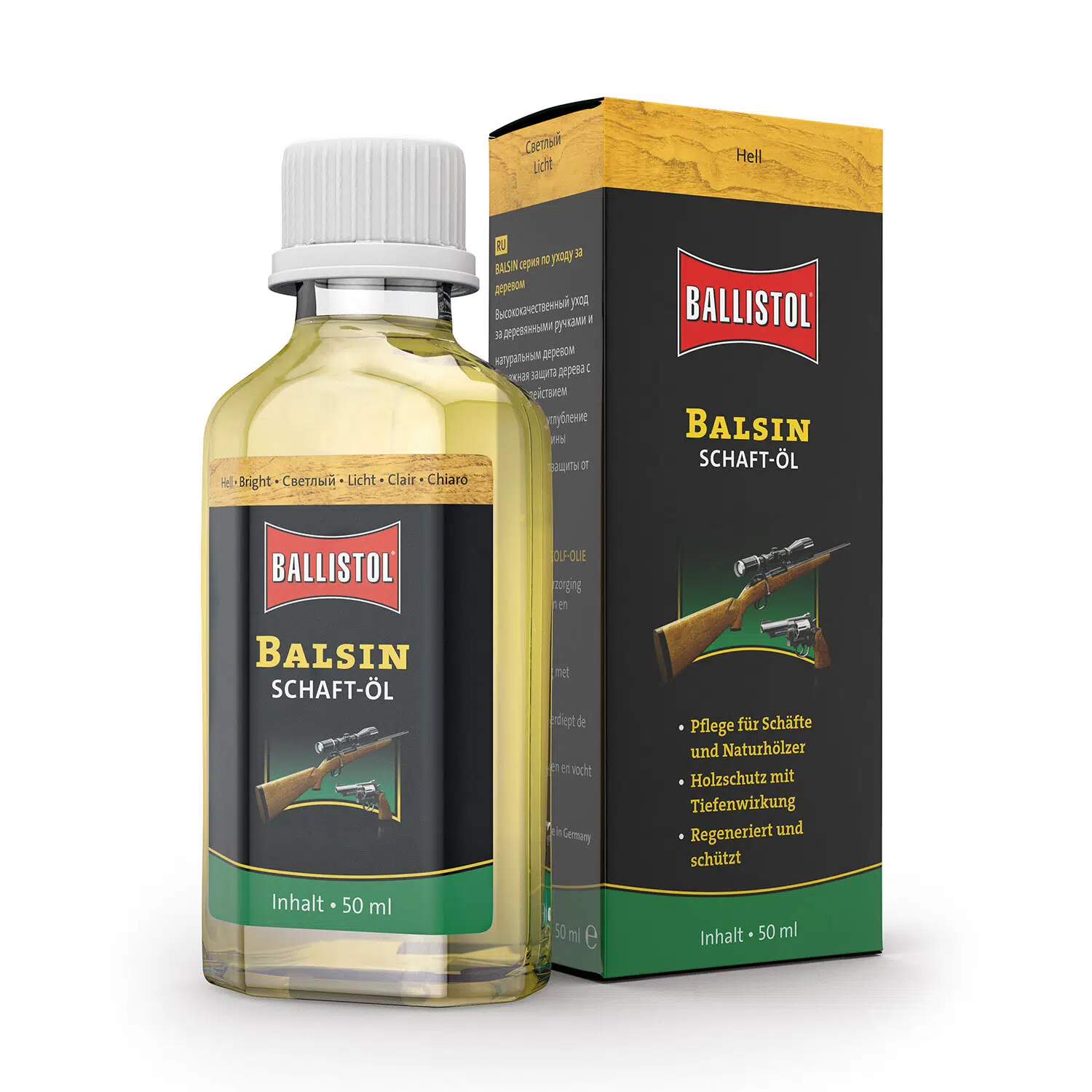 Ballistol Balsin Kundak Yağı 50 ml Açık Renk