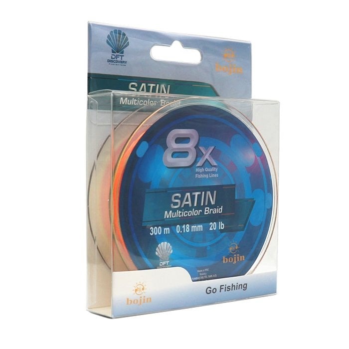 DFT Bojin 8X Satin Multicolor İp Misina 0.18mm 300m DFT Bojin 8X Satin Multicolor İp Misina 0.18mm 300m