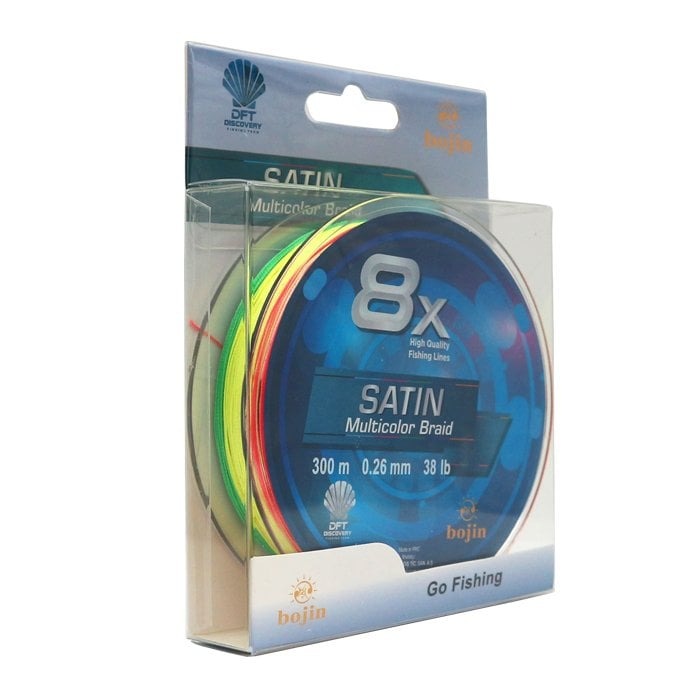 DFT Bojin 8X Satin Multicolor İp Misina 0.26 mm 300 m DFT Bojin 8X Satin Multicolor İp Misina 0.26 mm 300 m