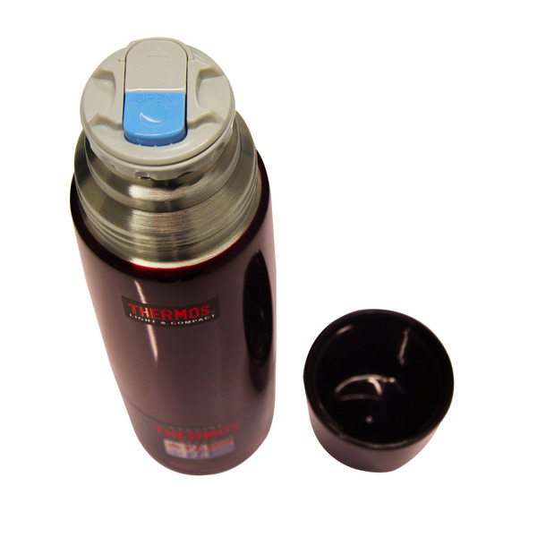 Thermos FBB-1000 Light & Compact Stainless Steel 1 Litre Termos Midnight Red Thermos FBB-1000 Light & Compact Stainless Steel 1 Litre Termos Midnight Red